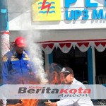 PLN UP3 Masohi Perkuat Budaya K3 Lewat Simulasi Tanggap Darurat Kebakaran