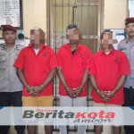 Polda Maluku tahan Tiga Tersangka Kasus Pengrusakan Kantor DPD Golkar Maluku